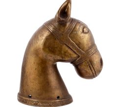 Vintage Brass Horse Head 13 inches