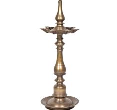 Traditional Bronze Diya Lamp