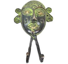 Bronze Face Mask with 2 Hooks