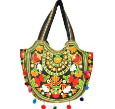 Black Ethnic Ladie Purse Handmade Bag