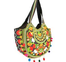 Black Ethnic Ladie Purse Handmade Bag