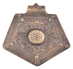 Bronze Pendant Pentagon Shape