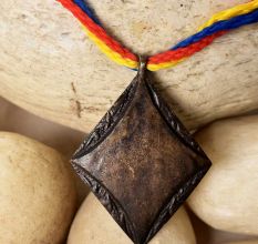 Brass Pendant Diamond Shape