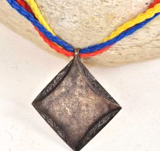 Brass Pendant Diamond Shape