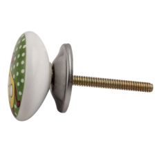 Yellow Cow Ceramic Flat Cabinet Knob Online