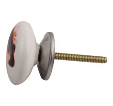 Lady Ceramic Flat Drawer Knob Online