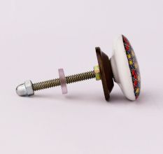 Mixed Color Ceramic Flat Drawer Knob Online