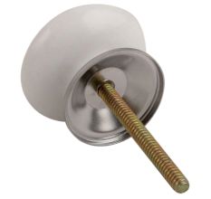 Pink Flower Ceramic Flat Dresser Knob Online