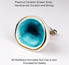 Sea Green Ceramic Drawer Knob Online
