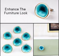 Sea Green Ceramic Drawer Knob Online