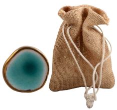 Sea Green Ceramic Wine Stopper