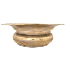 Brass Hand Wash Pot with a Designer Lid