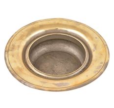 Brass Hand Wash Pot with a Designer Lid