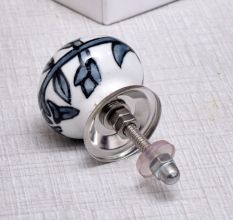 Grey Flower Knob