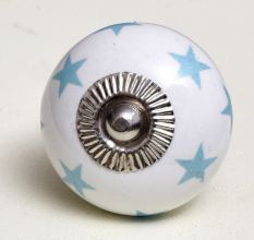 Sea Green Star Ceramic Drawer Knob Online
