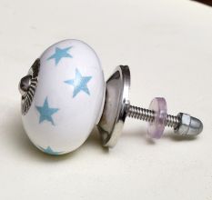 Sea Green Star Ceramic Drawer Knob Online