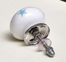 Sea Green Star Ceramic Drawer Knob Online