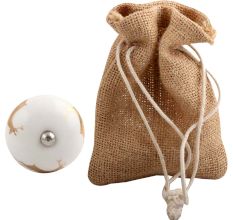Golden Runing Rein Deer Pattern Ceramic Wine Stopper