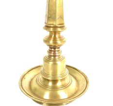 Brass Peacock Oil Lamp