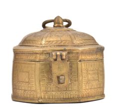 Bronze Octagonal Storage Box