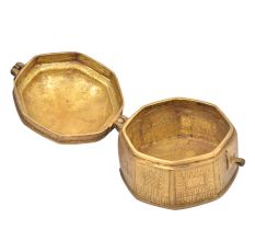 Bronze Octagonal Storage Box