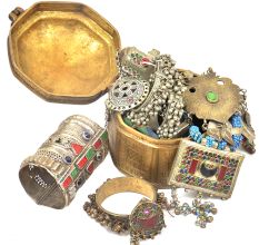 Bronze Octagonal Storage Box