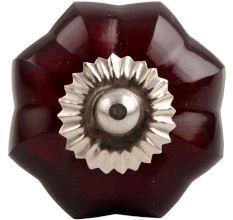 Red Melon Glass Cabinet Knob Online