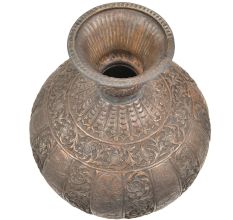 Copper Vintage Engraved Pot