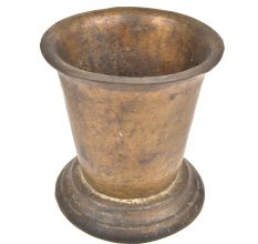Vintage Bronze Pharmacologist Mortar and Pestle