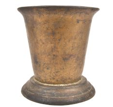 Vintage Bronze Pharmacologist Mortar and Pestle