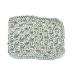 Grey Square Handmade Woolen Coasters Pack Of 6