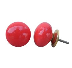 Solid Red Knob