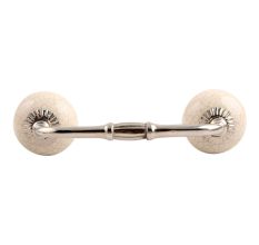 Round Crackle Ceramic Bridge Handle