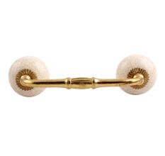 Round Crackle Ceramic Bridge Handle