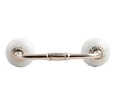White Turquoise Ceramic Bridge Handle