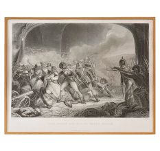 Lithograph On The Last Effort And Fall Of Tippoo Sultan