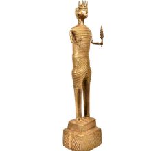 Brass Handmade Tribal Man Figurine