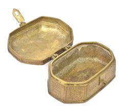 Octagonal Bronze Storage Box