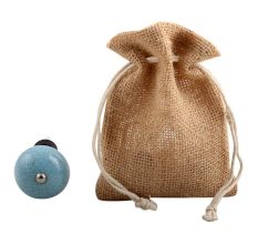  Sky Blue Crackle Ceramic Wine Stopper