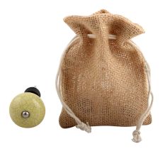 Light Yellow Crackle Ceramic Wine Stopper