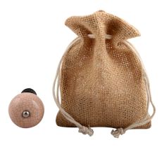 Baby Pink Crackle Ceramic Wine Stopper
