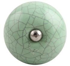 Mint Green Crackle Ceramic Wine Stopper