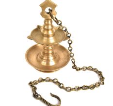 Brass Hanging Oil Lamp