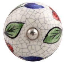 Multicolor Leaf Crackle Ceramic Wine Stopper