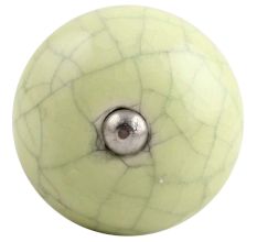Pistachio Green Crackle Ceramic Wine Stopper