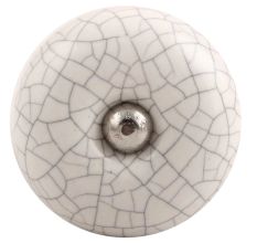 White And Black Crackle Ceramic Wine Stopper
