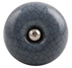 Grey Crackle Ceramic Wine Stopper