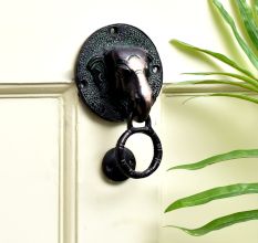 Brass Elephant Door Knocker