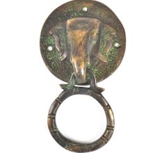 Brass Elephant Door Knocker