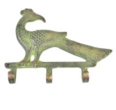Brass 3 Hooksed Peacock Hooks